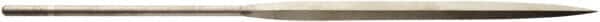 Value Collection - 5-1/2" Needle Precision Swiss Pattern Barrette File - 13/64" Width Diam, Round Handle - Exact Tooling