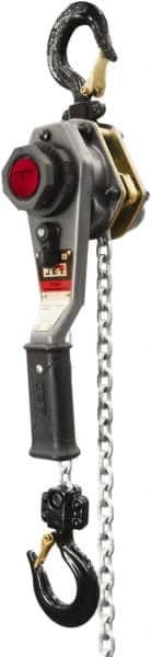 Jet - 2,000 Lb Lifting Capacity, 5' Lift Height, Lever with Overload Protection Hoist - Made from Chain - Exact Tooling