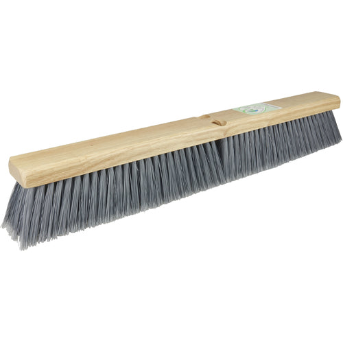 24″ Green Works Sweep, Fine Grey Fill with Rubberwood Block - Exact Tooling