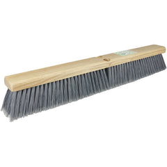 24″ Green Works Sweep, Fine Grey Fill with Rubberwood Block - Exact Tooling