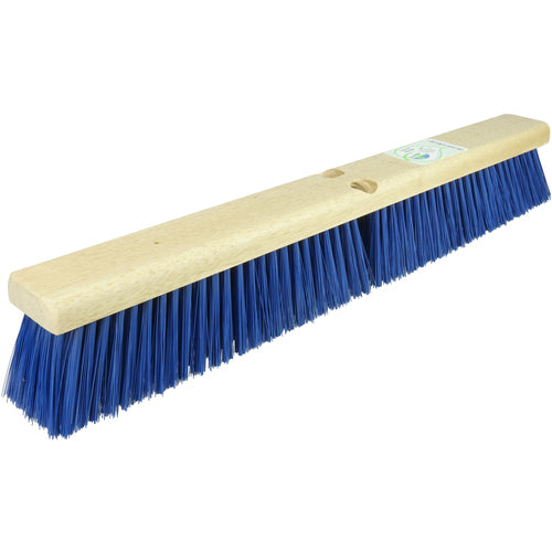 24″ Green Works Sweep, Medium Blue Fill with Rubberwood Block - Exact Tooling