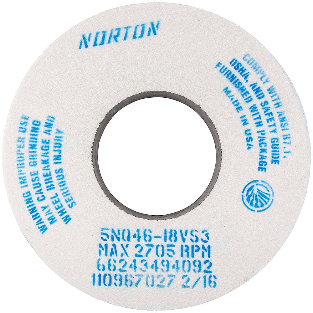 Norton - Tool & Cutter Grinding Wheels Wheel Type: Type 1 Wheel Diameter (Inch): 12 - Exact Tooling
