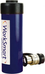 Value Collection - 15 Ton, 3.98" Stroke, 12.49 Cu In Oil Capacity, Portable Hydraulic Single Acting Cylinder - 3.14 Sq In Effective Area, 7.87" Lowered Ht., 11.85" Max Ht., 2" Cyl Bore Diam, 1.63" Plunger Rod Diam, 10,000 Max psi - Exact Tooling