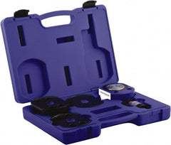 Value Collection - 30 Ton, 0.51" Stroke, 3.31 Cu In Oil Capacity, Portable Hydraulic Flat Body Kit Cylinder - 6.49 Sq In Effective Area, 2.31" Lowered Ht., 2.82" Max Ht., 2.87" Cyl Bore Diam, 2.5" Plunger Rod Diam, 10,000 Max psi - Exact Tooling
