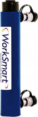 Value Collection - 10 Ton, 10.04" Stroke, 22.41 Cu In Oil Capacity, Portable Hydraulic Double Acting Cylinder - 2.24 Sq In Effective Area, 16.12" Lowered Ht., 26.19" Max Ht., 1.69" Cyl Bore Diam, 1.38" Plunger Rod Diam, 10,000 Max psi - Exact Tooling