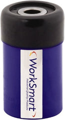 Value Collection - 12 Ton, 1.61" Stroke, 4.7 Cu In Oil Capacity, Portable Hydraulic Hollow Hole Cylinder - 2.91 Sq In Effective Area, 4.74" Lowered Ht., 6.36" Max Ht., 1.92" Cyl Bore Diam, 1.38" Plunger Rod Diam, 10,000 Max psi - Exact Tooling