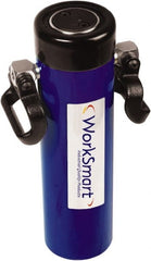 Value Collection - 55 Ton, 13.27" Stroke, 145.7 Cu In Oil Capacity, Portable Hydraulic Single Acting Cylinder - 10.98 Sq In Effective Area, 18.15" Lowered Ht., 31.42" Max Ht., 3.74" Cyl Bore Diam, 3.15" Plunger Rod Diam, 10,000 Max psi - Exact Tooling