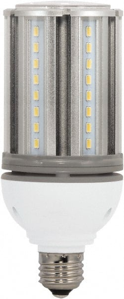 Value Collection - 18 Watt LED Commercial/Industrial Medium Screw Lamp - 5,000°K Color Temp, 2,160 Lumens, 100, 277 Volts, E26, 50,000 hr Avg Life - Exact Tooling