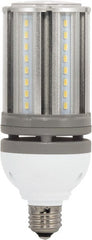 Value Collection - 18 Watt LED Commercial/Industrial Medium Screw Lamp - 100, 277 Volts, E26, 50,000 hr Avg Life - Exact Tooling
