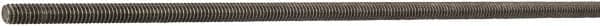 Made in USA - 3/8-16 4" OAL Fully Threaded Stud - Carbon Steel, Oil Finish, Inch & Metric - Exact Tooling