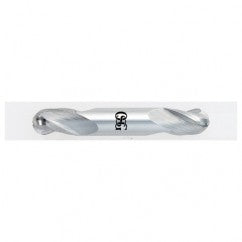 3/8" Dia. - 2-1/2" OAL - Bright CBD - Double - Ball Nose SE EM - 3 FL - Exact Tooling