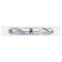 1/32" Dia. - 1-1/2" OAL - Bright CBD - Double - Ball Nose SE EM - 3 FL - Exact Tooling