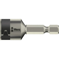 Wera - 7mm Nonmagnetic Nutsetter - 1/4" Drive, 2" OAL - Exact Tooling