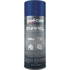 Dupli-Color - Royal Blue, Gloss, Acrylic Enamel Spray Paint - 12 to 14 Sq Ft per Can, 12 oz Container - Exact Tooling