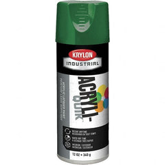 Krylon - Emerald Green, 12 oz Net Fill, Gloss, Aerosol Spray Paint - 15 to 20 Sq Ft per Can, 16 oz Container - Exact Tooling