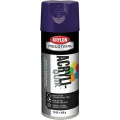 Krylon - Purple, 12 oz Net Fill, Gloss, Aerosol Spray Paint - 15 to 20 Sq Ft per Can, 16 oz Container - Exact Tooling