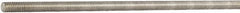 Made in USA - #4-40 UNC (Coarse), 6' Long, Aluminum General Purpose Threaded Rod - Uncoated, Right Hand Thread - Exact Tooling