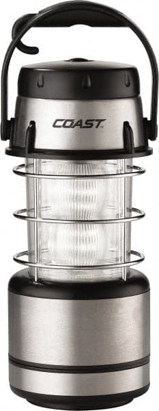 Coast Cutlery - White, Red LED Bulb, 60 Lumens, Industrial/Tactical Flashlight - Gray Stainless Steel Body, 4 C Batteries Not Included - Exact Tooling