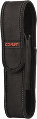 Coast Cutlery - Nylon/Polyester Handheld Flashlight (General Purpose & Industrial) Flashlight Sheath - Black, Compatible with Coast Batteries - Exact Tooling