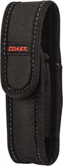 Coast Cutlery - Nylon/Polyester Handheld Flashlight (General Purpose & Industrial) Flashlight Sheath - Black, Compatible with Coast Batteries - Exact Tooling