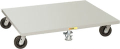 Little Giant - 3,600 Lb Capacity Steel Pallet Dolly - 48" Long x 42" Wide, 6" Phenolic Wheels - Exact Tooling