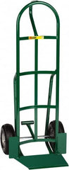 Little Giant - 800 Lb Capacity 49" OAH Hand Truck with Foot Kick - 13-1/2 x 16" Base Plate, Loop Handle, Steel, Pneumatic Wheels - Exact Tooling