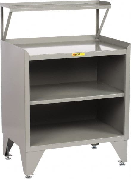 Little Giant - Receiving Station - 36 Inch Wide x 24 Inch Deep x 54-1/2 Inch High, Gray - Exact Tooling
