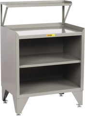 Little Giant - Receiving Station - 36 Inch Wide x 24 Inch Deep x 54-1/2 Inch High, Gray - Exact Tooling