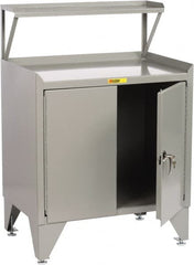 Little Giant - Receiving Station - 36 Inch Wide x 24 Inch Deep x 54-1/2 Inch High, Gray - Exact Tooling