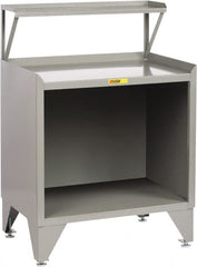 Little Giant - Receiving Station - 36 Inch Wide x 24 Inch Deep x 54-1/2 Inch High, Gray - Exact Tooling