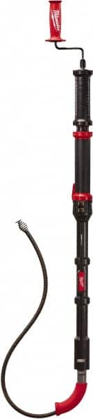 Milwaukee Tool - 1/2" Cable Diam, Bulb Auger, Closet & Drain Auger - Bulb Cable Head Style - Exact Tooling