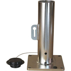 THERN - Davit Crane Bases Base Type: Pedestal Base Finish/Coating: Stainless Steel - Exact Tooling