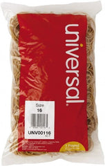 UNIVERSAL - 2-1/2" Circumference, 0.06" Wide, Standard Office Rubber Band Strapping - 1,900 Pieces - Exact Tooling