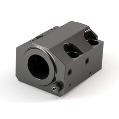 Global CNC Industries - Turret & VDI Tool Holders; Type: Okuma ID Block ; Clamping System: 85mm X 70mm ; Tool Axis: ID ; Through Coolant: No ; Additional Information: 4 Mounting Holes - Exact Tooling