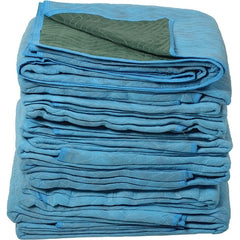 Vestil - 80" Long x 72" Wide Cotton/Polyester Tarp & Dust Cover - Blue - Exact Tooling