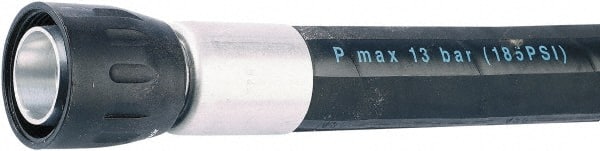 Transair - 1-1/2" ID, Nitrile Flexible Air Hose - 45" Long - Exact Tooling