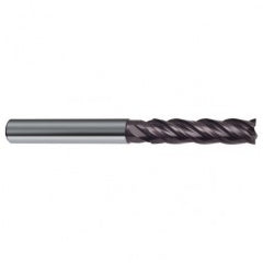 1/2" Dia. - 6" OAL - 4 FL Variable Helix Firex Carbide End Mill - Exact Tooling
