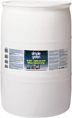 Simple Green - 55 Gal Drum Cleaner/Degreaser - Liquid, Alkaline, Unscented - Exact Tooling