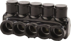 POLARIS nsi - 6 AWG, Class B & C Wire Compatible, Aluminum, Hex Split Bolt Connector - 4.66" OAL, 2.28" Base Width - Exact Tooling