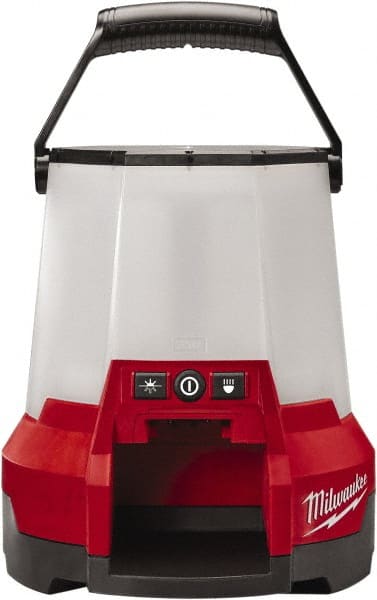 Milwaukee Tool - 18 Volts, 4400 Lumens, Cordless Work Light - 10 hr Run Time - Exact Tooling