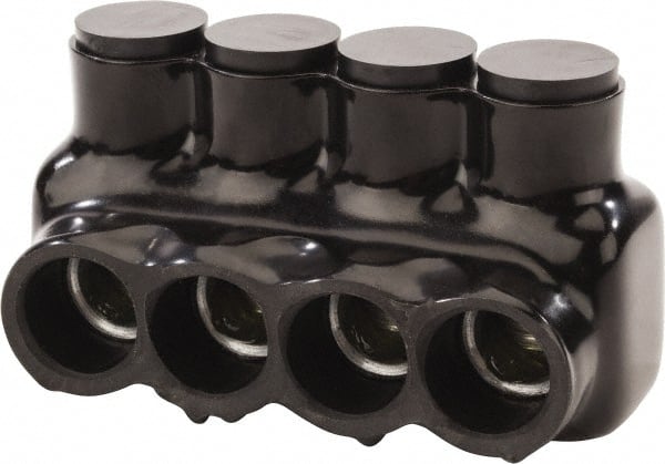 POLARIS nsi - 6 AWG, Class B & C Wire Compatible, Aluminum, Hex Split Bolt Connector - 3.8" OAL, 2.03" Base Width - Exact Tooling