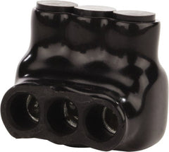 POLARIS nsi - 14 to 4 AWG, Class B & C Wire Compatible, Aluminum, Hex Split Bolt Connector - 1.55" OAL, 1.18" Base Width - Exact Tooling