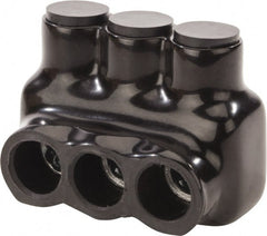 POLARIS nsi - 6 to 3/0 AWG, Class B & C Wire Compatible, Aluminum, Hex Split Bolt Connector - 2.63" OAL, 1.6" Base Width - Exact Tooling