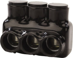 POLARIS nsi - 6 AWG, Class B & C Wire Compatible, Aluminum, Hex Split Bolt Connector - 2.93" OAL, 2.03" Base Width - Exact Tooling