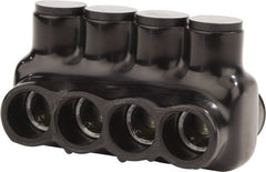 POLARIS nsi - 6 to 3/0 AWG, Class B & C Wire Compatible, Aluminum, Hex Split Bolt Connector - 3.41" OAL, 1.83" Base Width - Exact Tooling