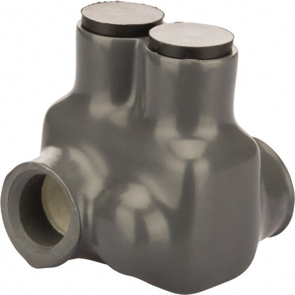 POLARIS nsi - 4 to 3/0 AWG, Class I, K & M Wire Compatible, Aluminum, Hex Split Bolt Connector - 1.85" OAL, 1.63" Base Width - Exact Tooling