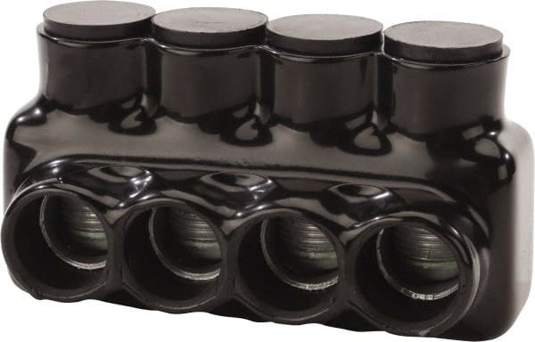 POLARIS nsi - 4 AWG, Class B & C Wire Compatible, Aluminum, Hex Split Bolt Connector - 5.24" OAL, 2.83" Base Width - Exact Tooling