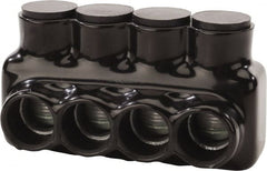 POLARIS nsi - 4 AWG, Class B & C Wire Compatible, Aluminum, Hex Split Bolt Connector - 5.24" OAL, 2.83" Base Width - Exact Tooling