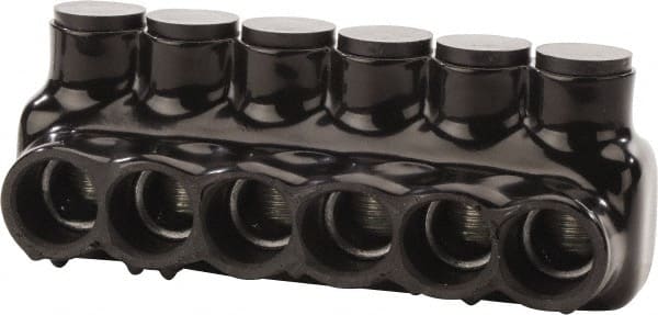 POLARIS nsi - 6 AWG, Class B & C Wire Compatible, Aluminum, Hex Split Bolt Connector - 6.67" OAL, 2.41" Base Width - Exact Tooling