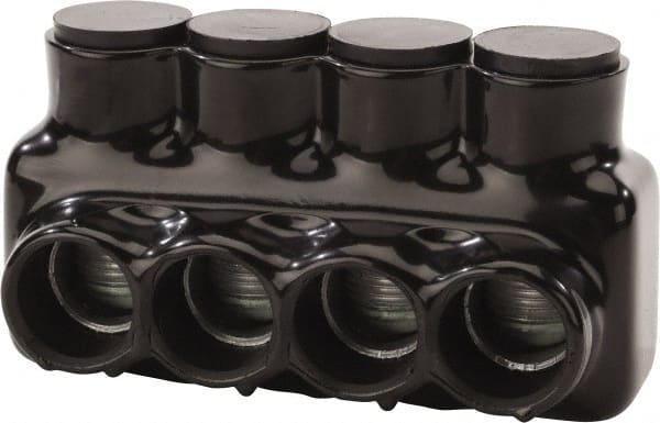 POLARIS nsi - 6 AWG, Class B & C Wire Compatible, Aluminum, Hex Split Bolt Connector - 5.85" OAL, 2.96" Base Width - Exact Tooling